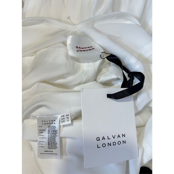 GALVAN Barcelona Sleeveless Flared Jumpsuit Size US12 $1895 - Picture 9 of 9